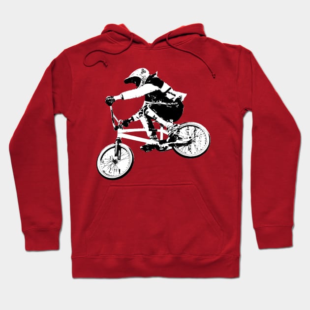 bmx Hoodie by rickylabellevie